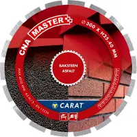 Carat Diamantzaag Baksteen 500X25,40mm CNA Master - CNAM500400