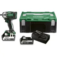 HiKOKI WR18DBDL2WPZ Accu Slagmoeraanzetter 1/2" 18V In HSC II
