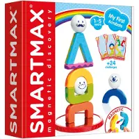 Smart Max My First Acrobats - Magnetisch Sensorisch Speelgoed - Bouwset met Opdrachtenkaarten - Educatief Speelgoed voor Peuters - Vanaf 1 Jaar