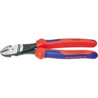 Knipex 74 22 200 Werkplaats Kracht-zijkniptang Met facet 200 mm
