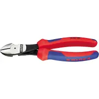 Knipex 74 12 160 Kracht-Zijsnijtang met veer 160mm