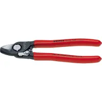 Knipex 95 21 165 Kabelschaar Geschikt voor (striptechniek) Aluminium- en koperkabel, een- en meerdraads 15 mm 50 mm²