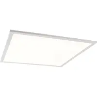 QAZQA LED paneel wit incl. LED en dimmer met afstandsbediening - Liv