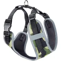 Ferplast hondentuigje Nikita legerprint nylon groen maat 41 cm