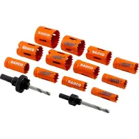 Bahco Sandflex Bimetaal Kroon Set 14 Eenheden 16 Mm 44 Mm