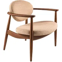 Pols Potten Chair Roundy Fabric Smooth Beige
