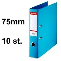 Esselte 10 x Ordner Basic - rug 75mm - A4 - Lichtblauw