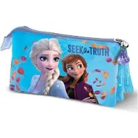 Disney Frozen etui - 3 vakken - 22 x 12 x 6.5 cm - High Quality