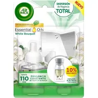 Air Wick Elektrische Luchtverfrisser en Navulling Essential Oils White Bouquet (19 ml)