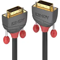 Lindy DVI-D Dual Link-kabel - Anthra Line - 15m