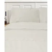 Town & Country Dekbedovertrek Camilla Offwhite Percal-140 x 200 / 220 cm | 1-Persoons