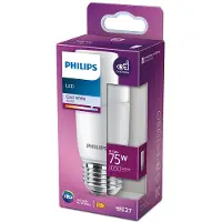 Philips Staaf Mat - 75 W - E27 - koelwit licht
