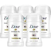 Dove Invisible Dry Deodorant Vrouw - Anti Transpirant Deodorant Stick met 0% Alcohol en 48 Uur Zweetbescherming - Bestverkochte Deo - 5 Stuks