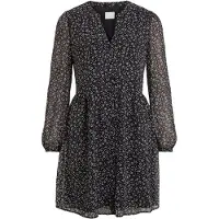 Vila Viamione L/S Jurk - Maat 40 - Zwart