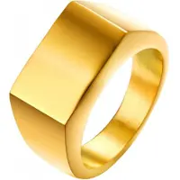 Mendes Verguld stalen zegelring van Jewelry-21mm