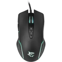White Shark GM-5003 AZARAH, Symmetrisch, Optisch, USB Type-A, 6400 DPI, Zwart