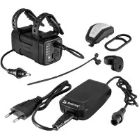 Sigma Buster 2000 K-set - Koplamp Fiets - LED - 2000 Lumen - Li-ion accu - Zwart