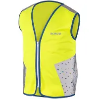Wowow Terrazzo Signaalvest Kinderen, geel XS | 104/110 2022 Reflectoren & Broekklemmen