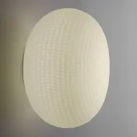 Fontana Arte Design wandlamp Bianca, dimbaar, wit / opaal, Woon-/ Eetkamer, Glas, Design, Wandlamp design