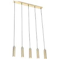 QAZQA Moderne hanglamp messing 5-lichts - Jeana