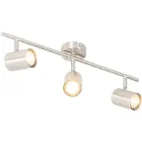 QAZQA Moderne plafondlamp staal 3-lichts verstelbaar - Jeana