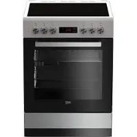Beko Vitrokeramisch Fornuis Inox FSM67320GXS