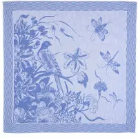 Bunzlau Castle Theedoek Rijksmuseum Delfts Blauw Bird Koningsblauw