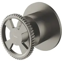 Hotbath Cobber @Work afbouwdeel inbouw 2-weg omstel geborsteld nikkel