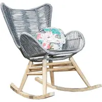 Suns Kreta Rocking Chair Grey Rope