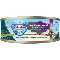 Renske Vers Gestoomd Complete Menu Hondenvoer Nat Eend - Konijn Graanvrij 95 gr
