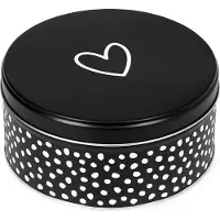 Zoedt koektrommel - zwart wit - hartje - dots patroon