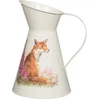 Wrendale Designs - 'Foxgloves' fox flower jug - Bloemenvaas - Gieter - Waterkan
