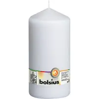 Bolsius stompkaars 200/100mm wit wit Wax Kaars