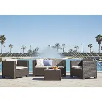 Concept-Usine Diva Comfort Graphite tuinset – premium 4-persoons loungeset – duurzame opbergoplossing van gerecycled kunststof, gemaakt in Spanje