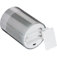 Goobay set van 3 LED kaarsen van echte was in glas - prachtige en veilige verlichtingsoplossing voor