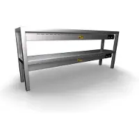 CombiSteel Professionele Etagere Keramisch Verwamd 2 Niveaus 16008 Heaters À 250W | 7020.0745 | Horeca