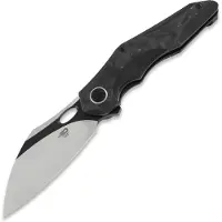 Bestech Nogard - Blackwash + Satin - Black Red Marble CF vouwmes, zwart