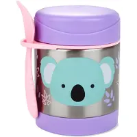 Skip Hop Zoo Insulated Pug Thermal Food Jar Roze Kinderen
