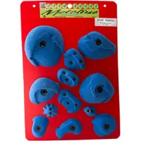 Metolius - Bouldering Set Blue Ribbon - Klimgrepen 12 Holds, blauw