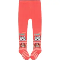 Paw Patrol Dikke, koraalkleurige baby gestreepte panty , OEKO-TEX gecertificeerd 80/86 cm