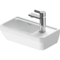 Duravit Fontein d-neo inbouw met kraanvlak 1 kraangat 40 cm hoogglans wit