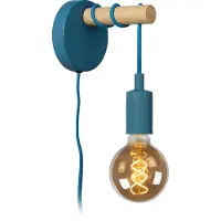 Lucide POLA - Wandlamp Kinderkamer - 1xE27 - Blauw