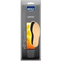 Woly Comfort is een luxe naturel lederen inlegzool met polster latexlaag maat 44