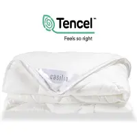 Casilin Dekbed 1 persoons 140 x 200cm Duo Dekbed - Met Tencel - 4 Seizoenen - Hotelkwaliteit - Wit