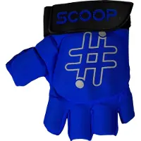 Scoop Hockeyhandschoen - Half Finger - Blauw - M