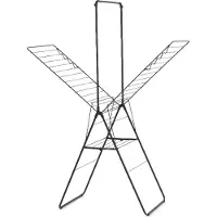 Brabantia hangon droogrek, 25 m met stang - matt black