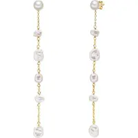 Valero Pearls Oorbellen goud / parelwit