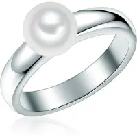 Valero Pearls Ring zilver / wit