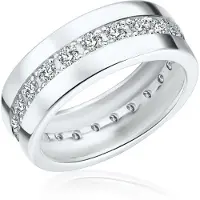 Rafaela Donata Ring zilver / transparant