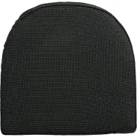 Madison Wickerkussen York Rib Black (48 x 48 cm)
